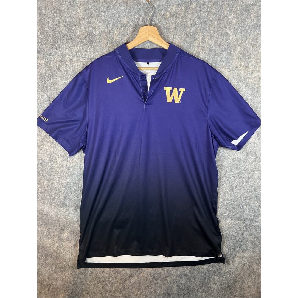 Nike Golf Washington Huskies Men’s XL Nike Dri Fit Performance Polo Shirt